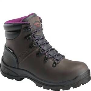 NEW AVENGER women's builder steel toe work boots in brown